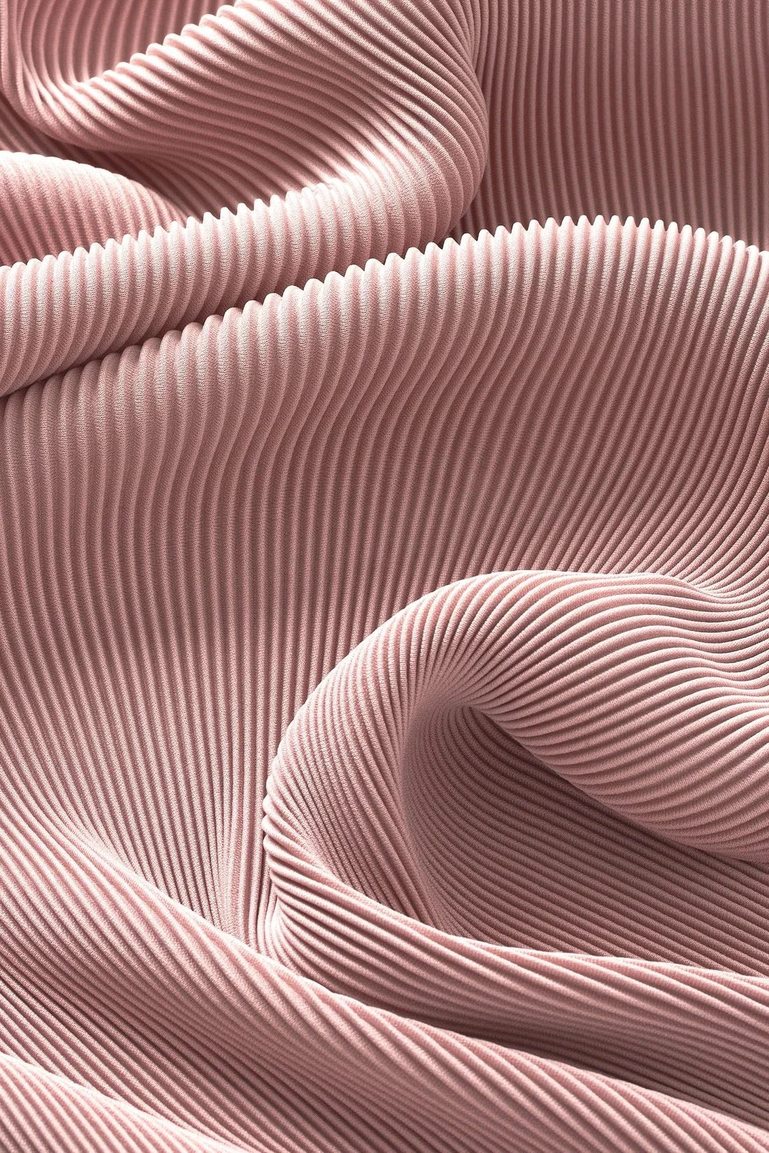 Finely Pleated Chiffon Hijab bouncy and stretchy