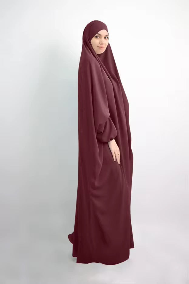 Ultimate Prayer dress: Overhead Khimar Abaya