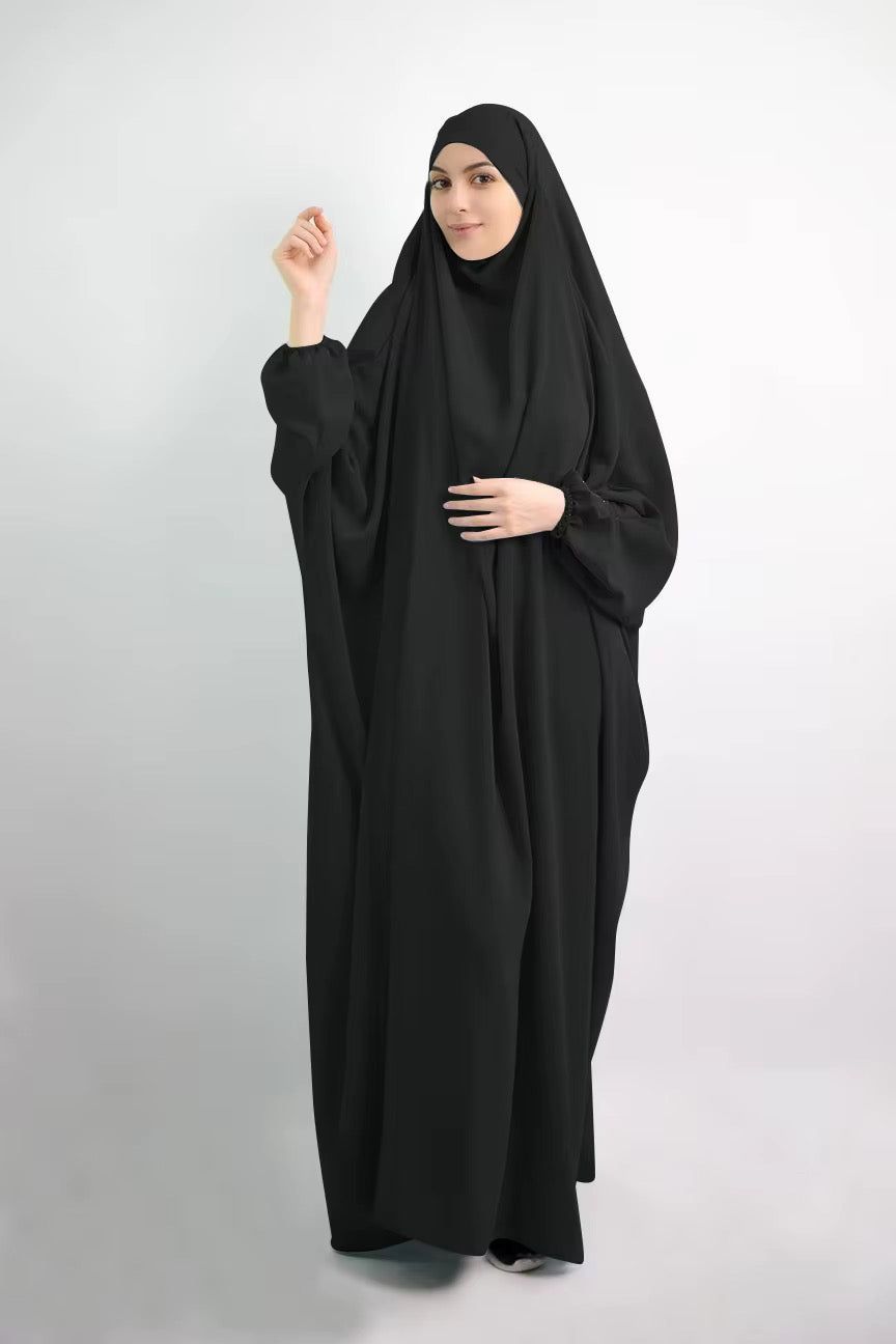 Ultimate Prayer dress: Overhead Khimar Abaya