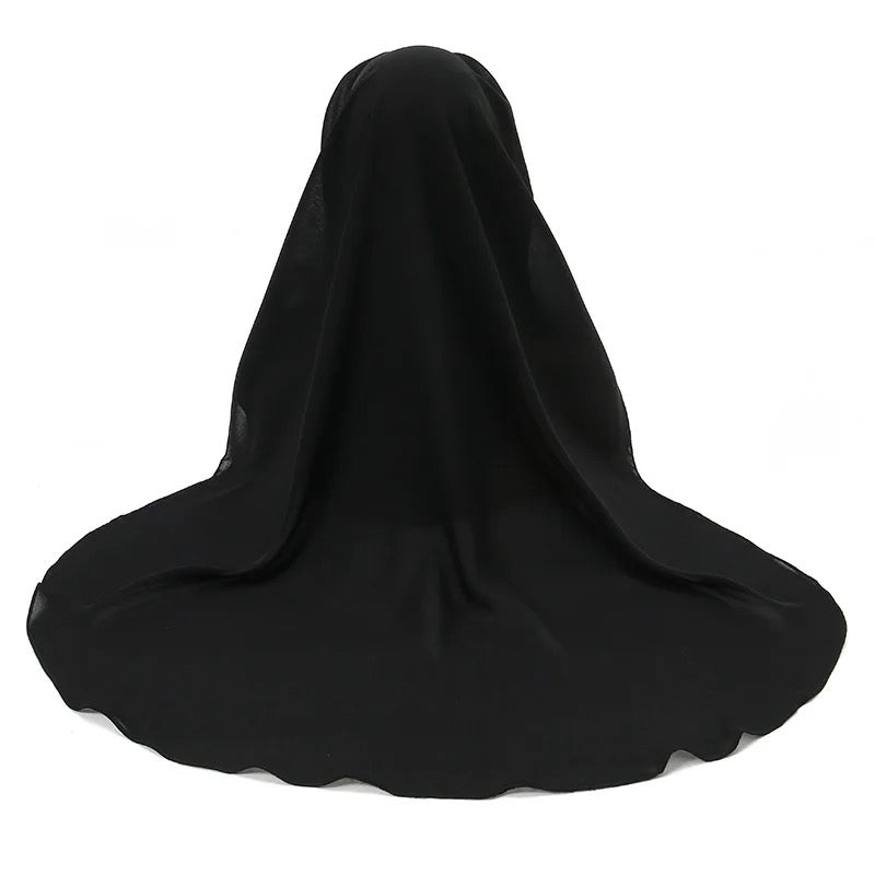 Sublime Veil Three layers Saudi Niqab With Nose String