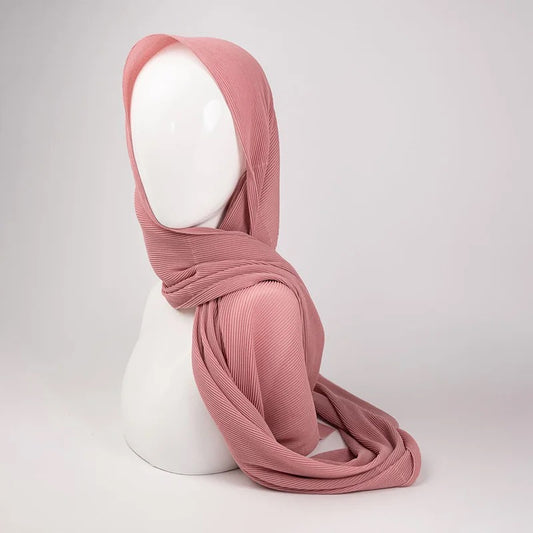 Pleated hijab chiffon hijab crinkle hijab