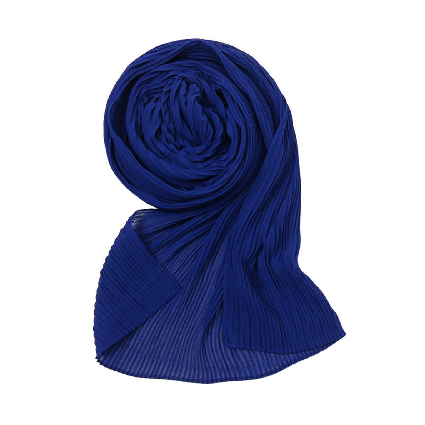 Finely Pleated Chiffon Hijab bouncy and stretchy