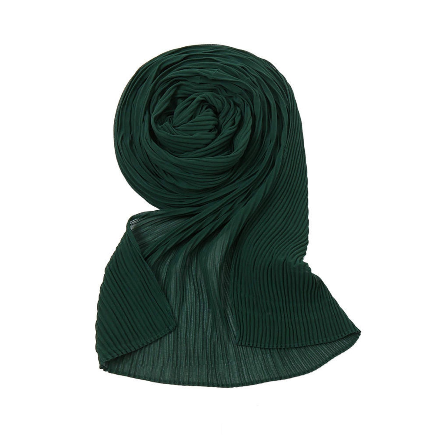 Finely Pleated Chiffon Hijab bouncy and stretchy