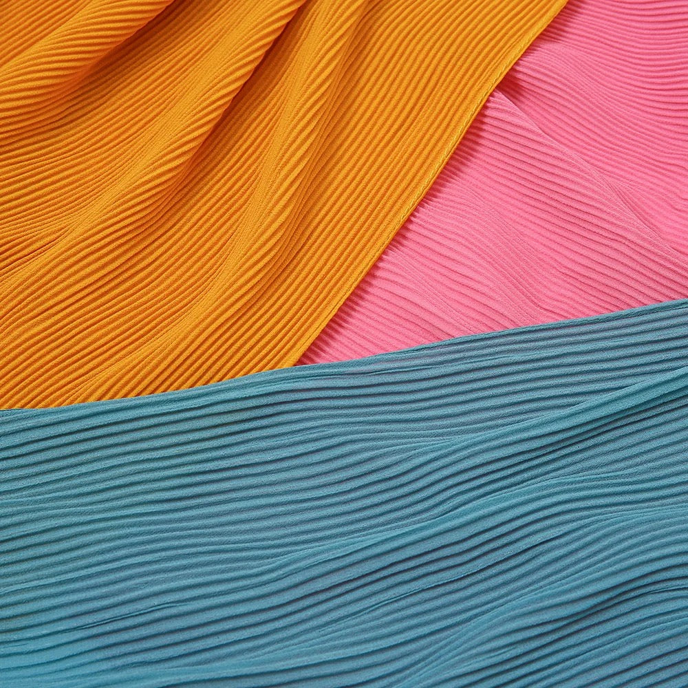Finely Pleated Chiffon Hijab bouncy and stretchy