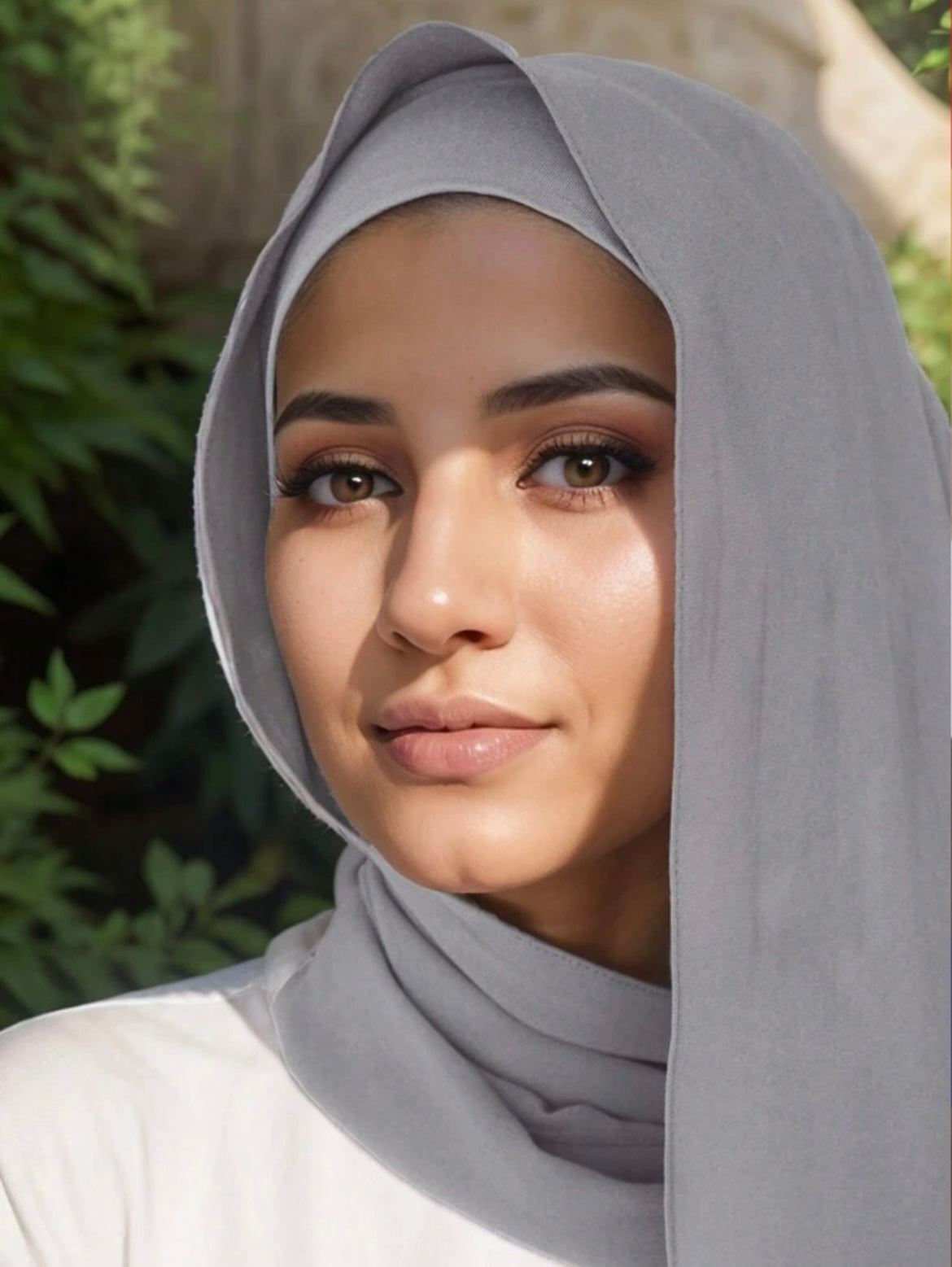 Dynamic Duo Chiffon Hijab With Matching Underscarf