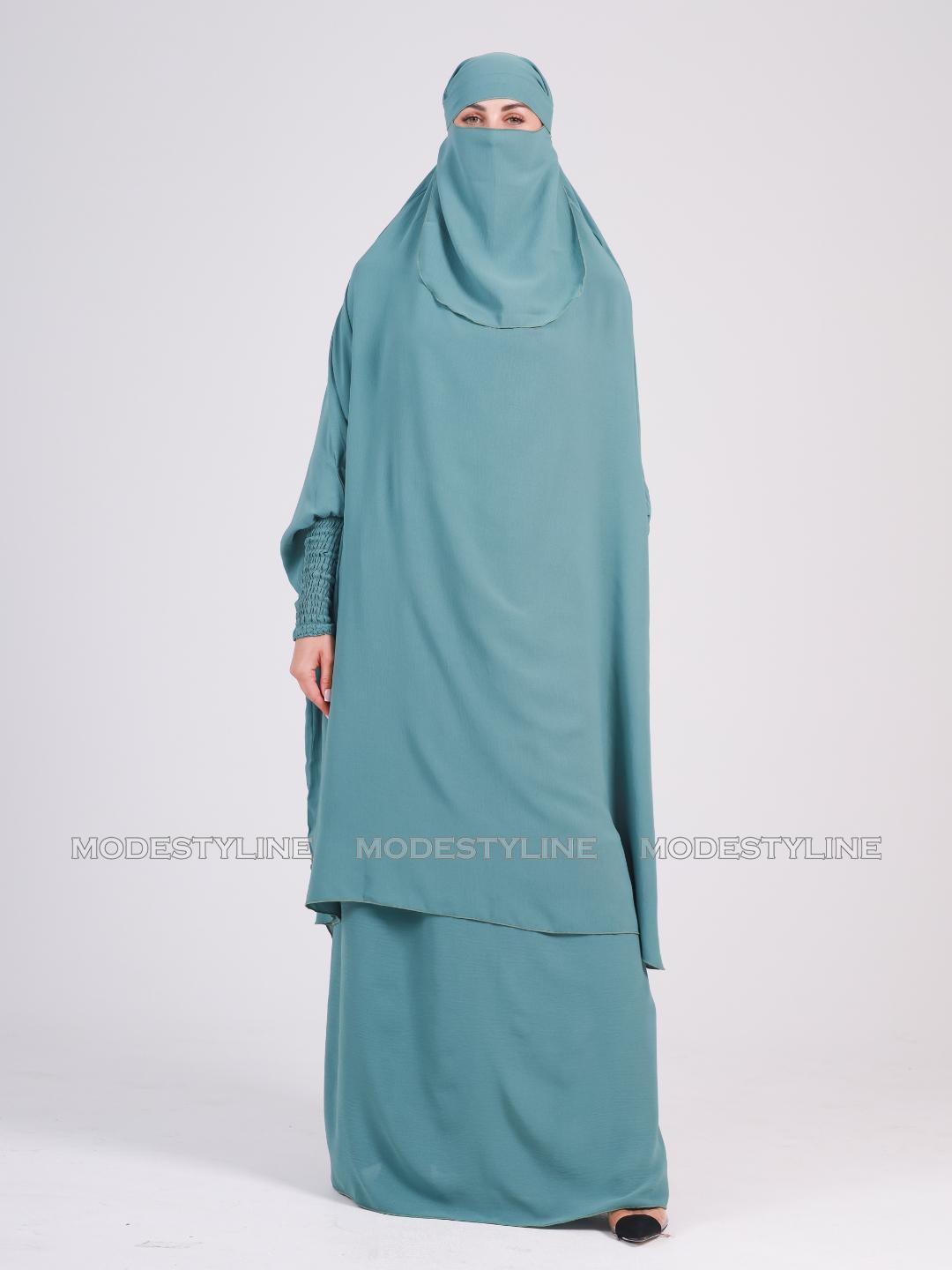 3pc Jilbab set - Skirt, khimar and Niqab set