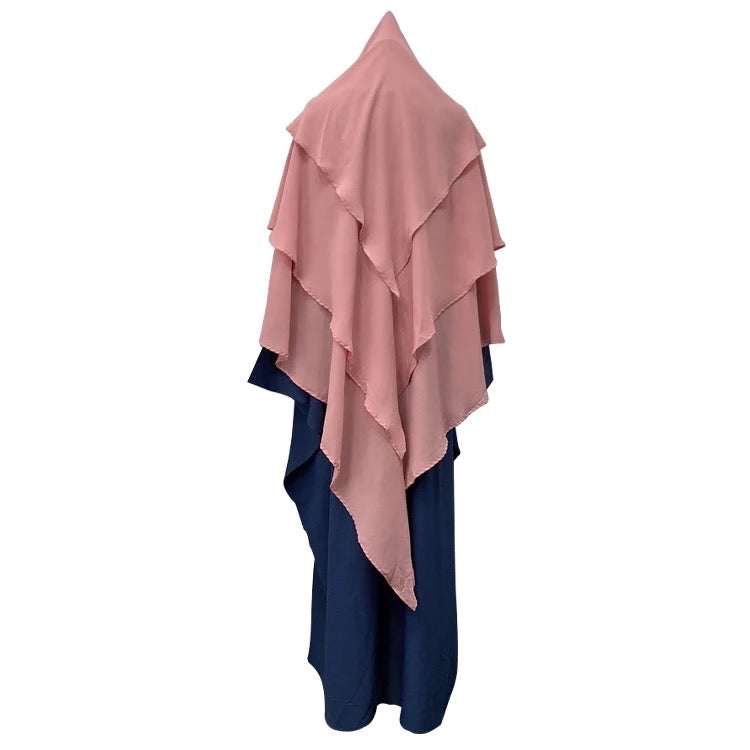 Butterfly Multi-layered Khimar Haniya