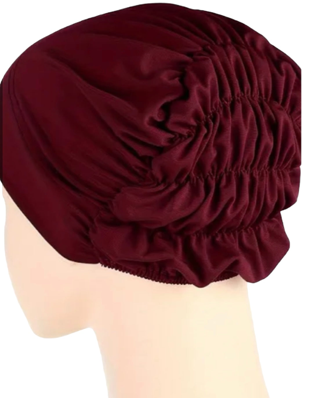 Ruched eleastic Hijab Underscarf