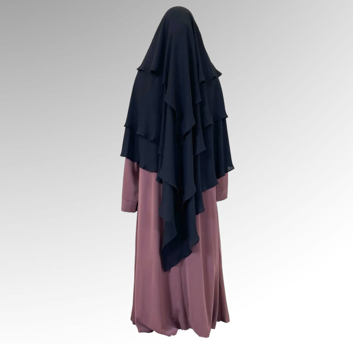 Butterfly Multi-layered Khimar Haniya