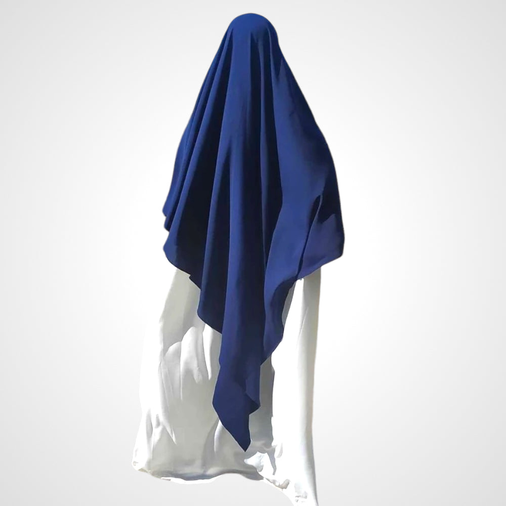 Cascading Modesty; Long Single Layer Khimar.