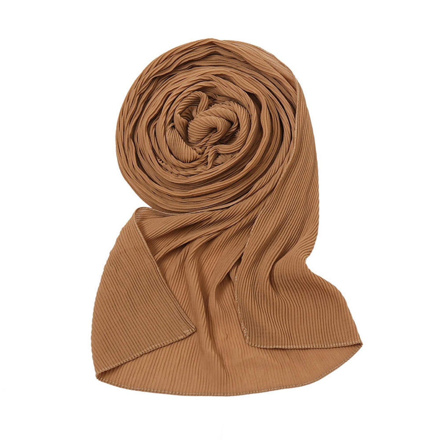 Fine Pleated Hijab Stretchy & bouncy