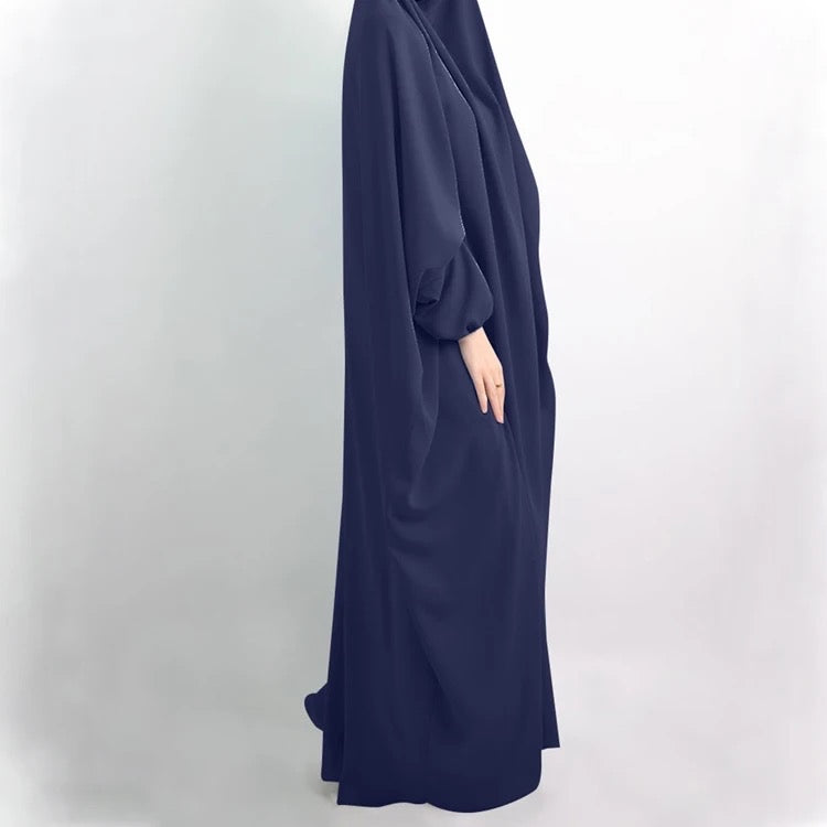 Ultimate Prayer dress: Overhead Khimar Abaya