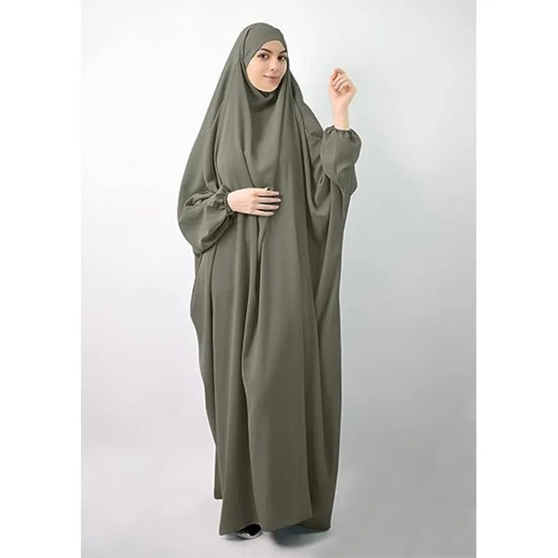 Ultimate Prayer dress: Overhead Khimar Abaya