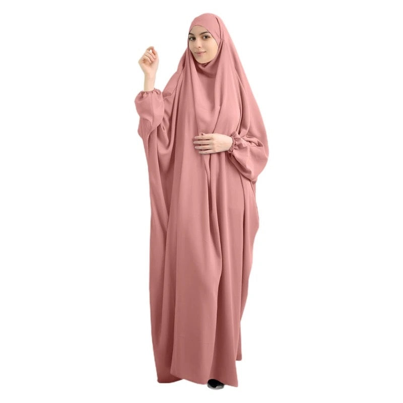 Ultimate Prayer dress: Overhead Khimar Abaya