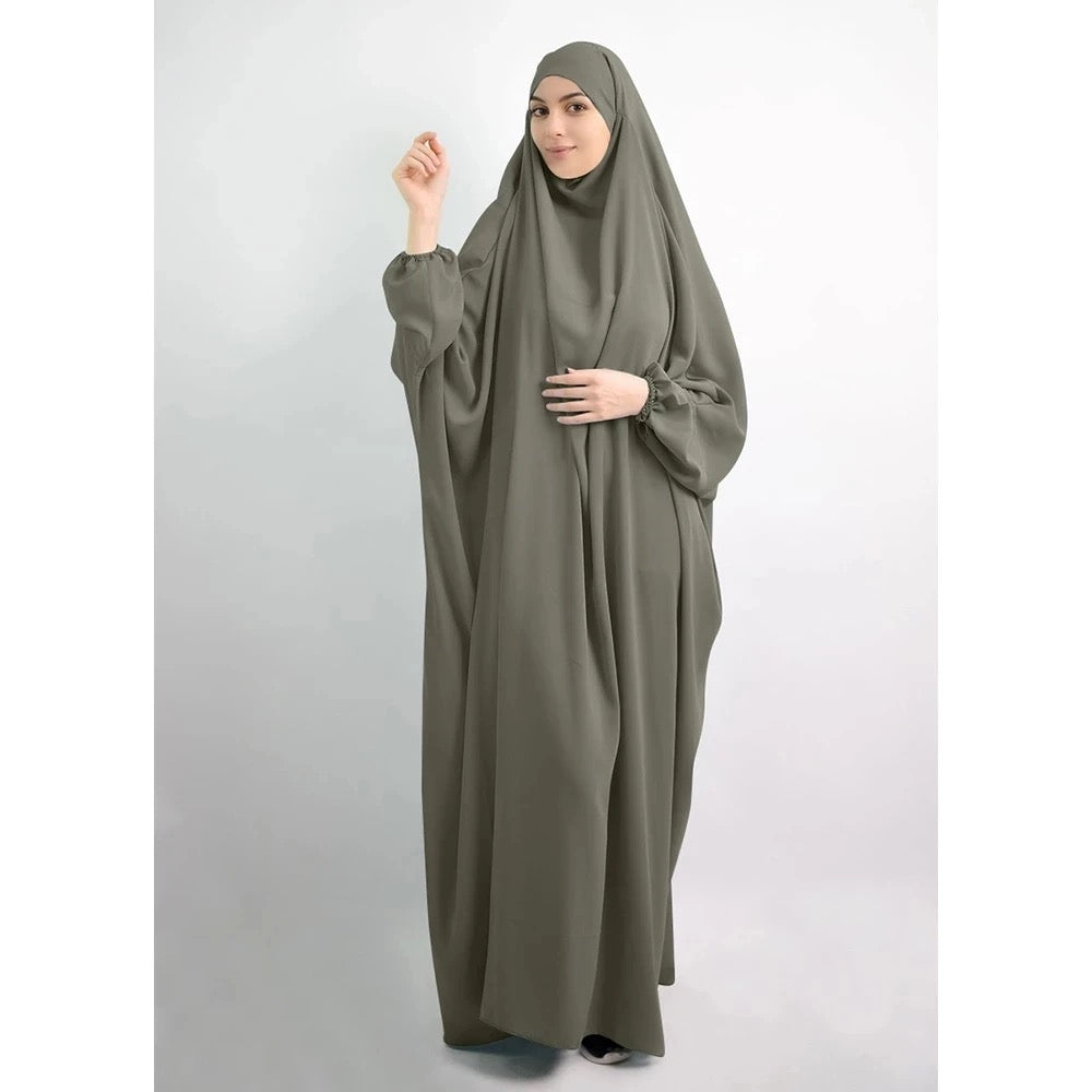 Ultimate Prayer dress: Overhead Khimar Abaya