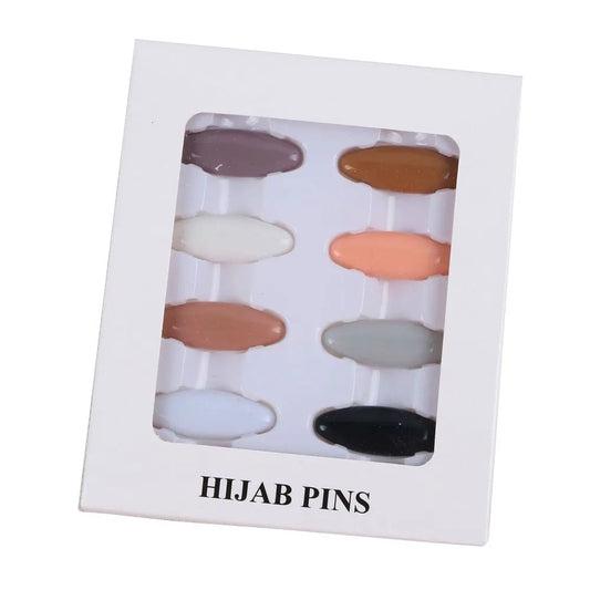 Secure and fit Plastic cap hijab safety pins