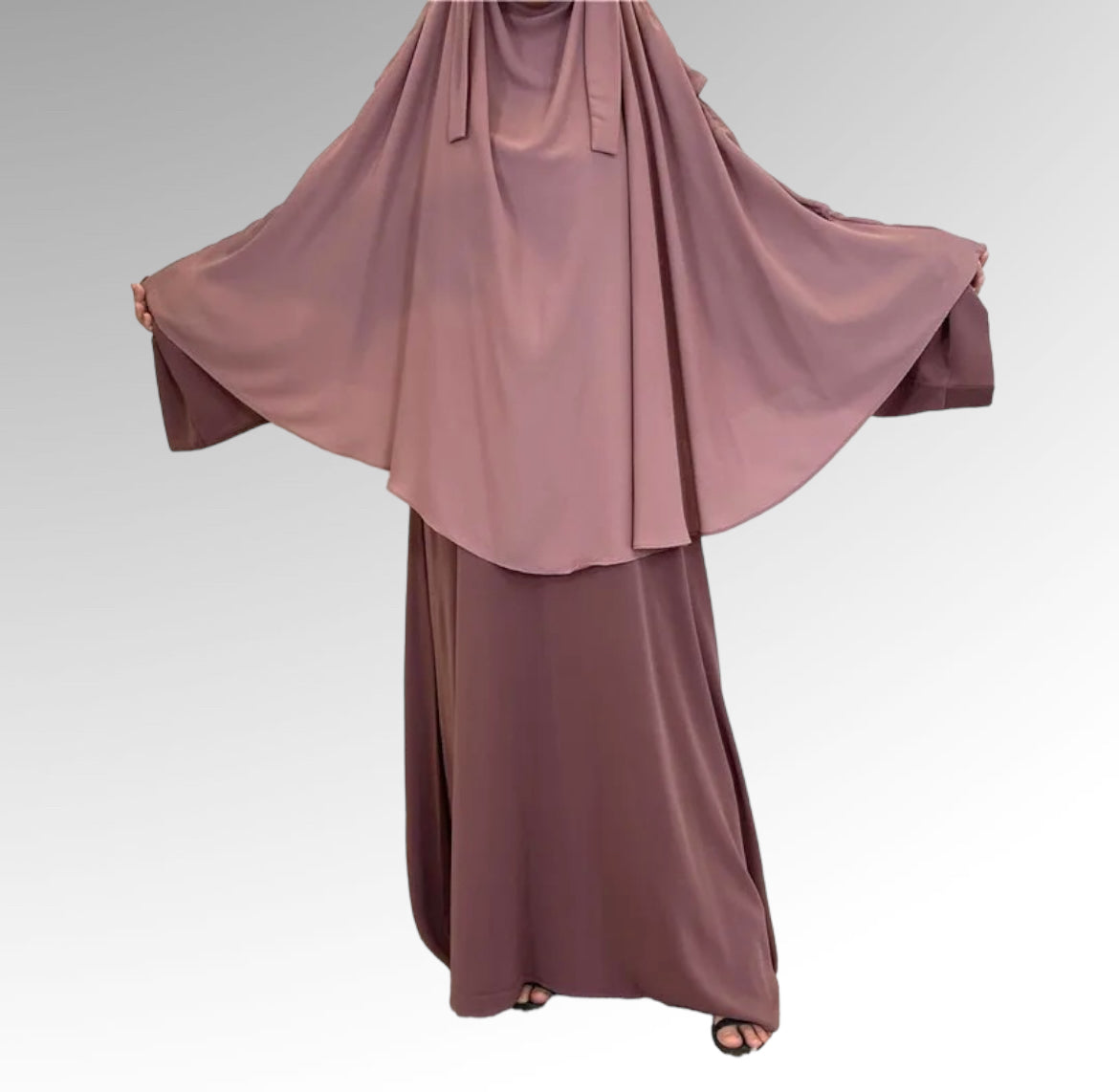 Butterfly Multi-layered Khimar Haniya