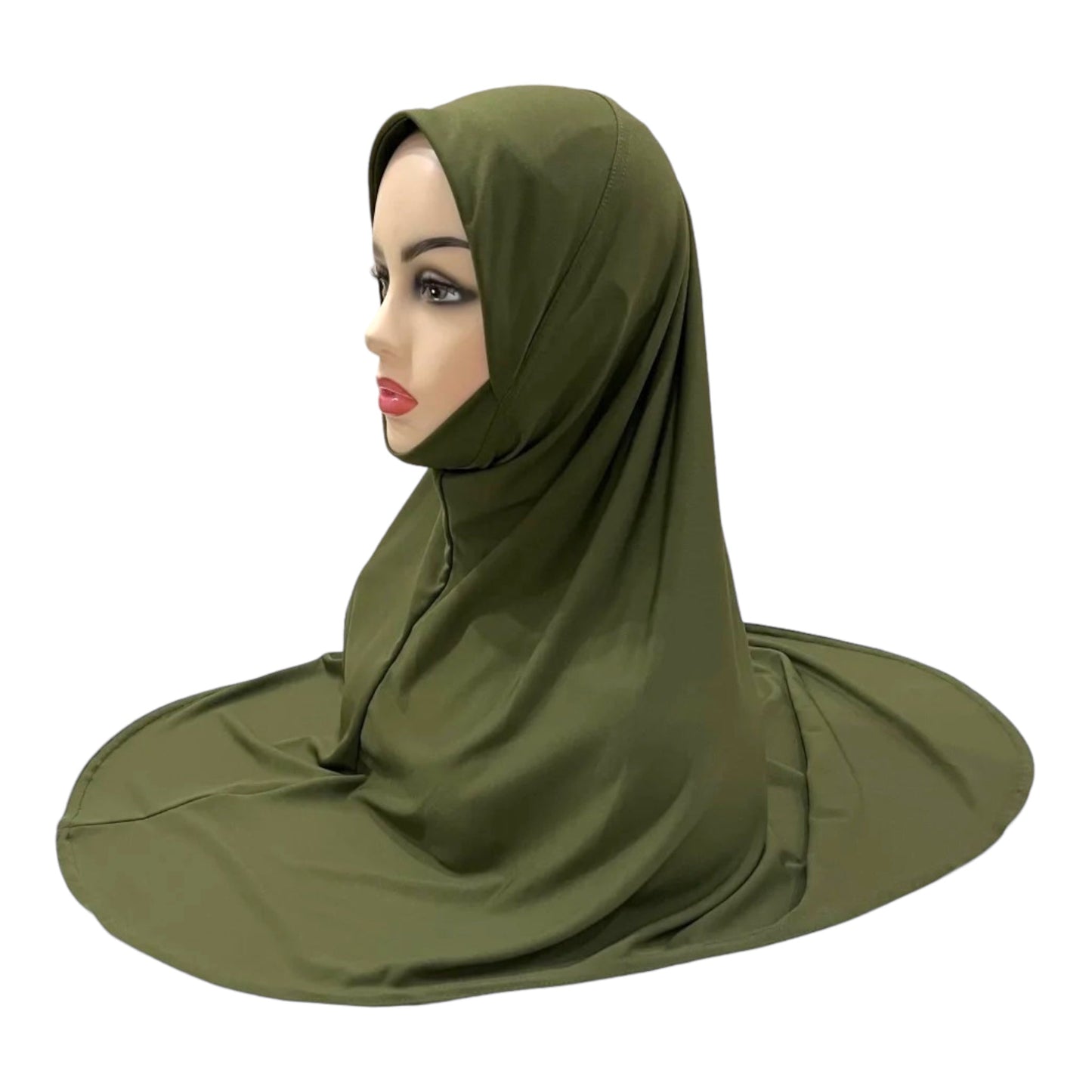 Al Amira -Effortless Elegance Instant Pinless Hijab - Army